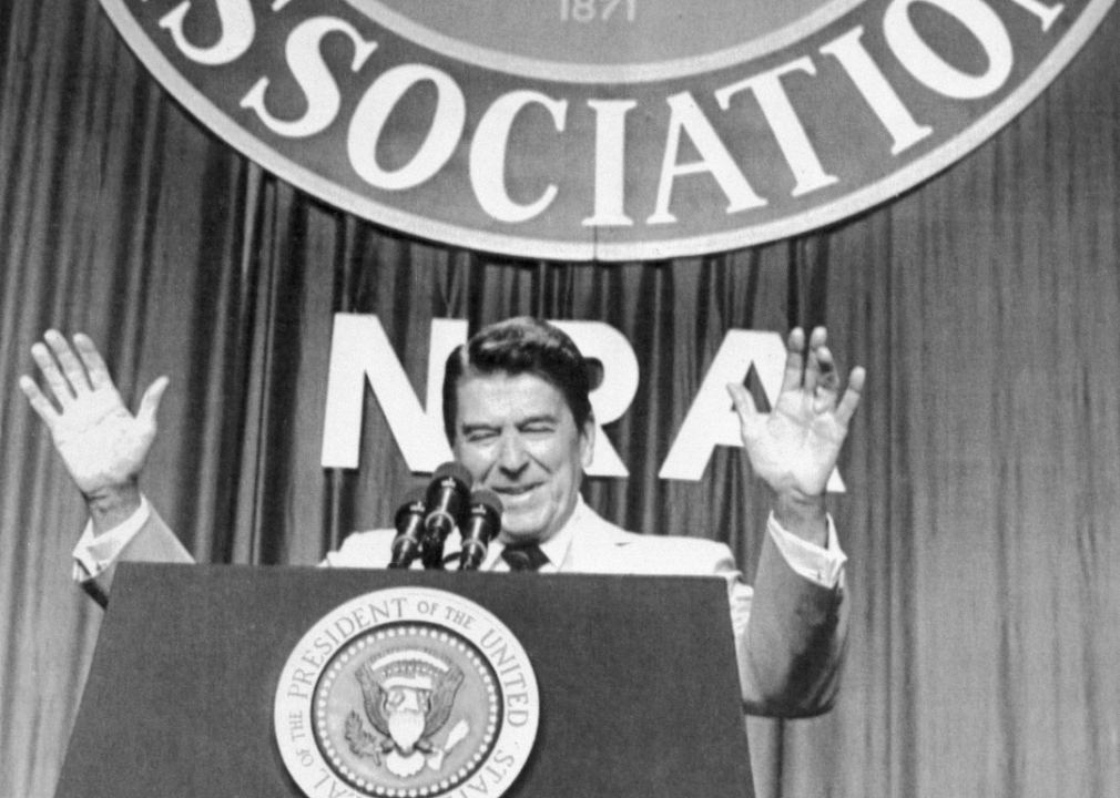 1980: NRA backs Reagan for president